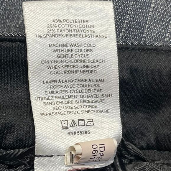 Express womens columnist barley bootcut pants sz 6R pin striped business casual - Picture 12 of 12